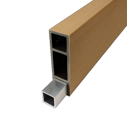 WEO® Brise Soleil Stabiliseringslijst L-385cm Aluminium 30x30x2mm (verpakt per 4 stuks)