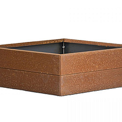 Plantenbak Modulair Corten 90x90x28cm
