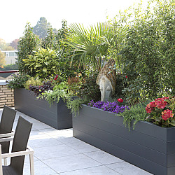 Plantenbak Modulair Antraciet 180x60x42cm