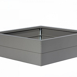 Plantenbak Modulair Taupe 180x180x28cm