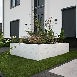 Plantenbak Modulair Wit 90x90x56cm