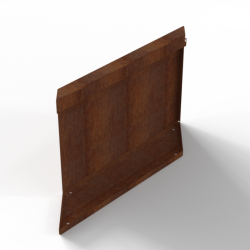 Plantenbak Module+ Parallel paneel-Rechts (E) 60x42cm Corten