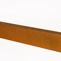 U-profiel ongelijkzijdig opsluitband 6cm 220x6.4x19.6/4.57cm Corten