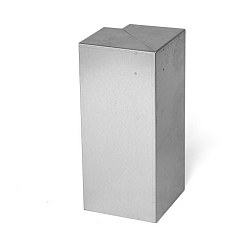 Overzetstuk muurelement Hoek - 17x30x12.8cm Verzinkt