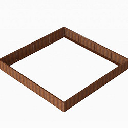 Plantenbak Module+ 360x360x42cm Corten