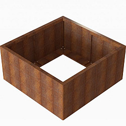Plantenbak Module+ Corten 120x120x56cm