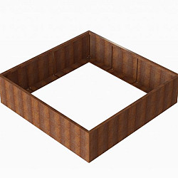 Plantenbak Module+ Corten 210x210x56cm