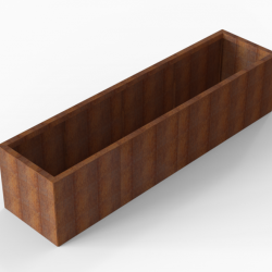 Plantenbak Module+ Corten 240x60x56cm