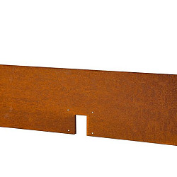 Kantopsluiting Double 300x10cm Corten