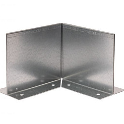 Inwendige hoek Double (flg) 10cm Verzinkt