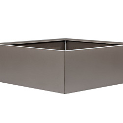 Plantenbak Vlak Taupe 210x210x40cm