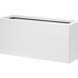 Plantenbak Vlak - 30x90x40cm Wit