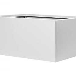 Plantenbak Vlak - 60x90x40cm Wit