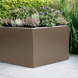 Plantenbak Vlak Supra Bruin 90x60x60cm