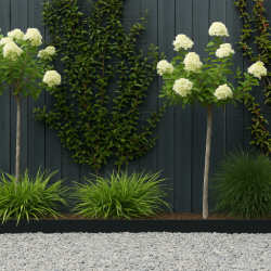 Kantopsluiting Single 300x16.5cm Grafietzwart