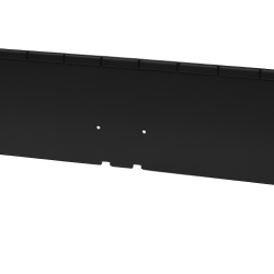 Kantopsluiting Single flex 300x16.5cm Grafietzwart