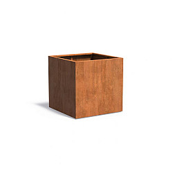 CARREZ met bodem 1000x1000x1000mm Corten (CA5)