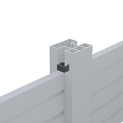 Boston PVC Afstandhouders Open 15mm RAL9005 (66st)