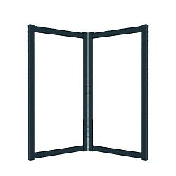 Boston maatwerk Dubbele poort groot max (B) 400cm (H) 200cm incl insteekslot