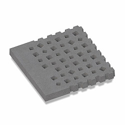 Artistone  Oud Hollands Weave Rand 100x100x10cm Antraciet