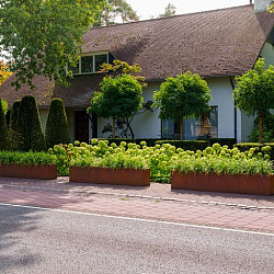 CARREZ met bodem 3000x500x600mm Corten (CA22.05)