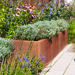 CARREZ met bodem 2000x500x600mm Corten (CA22)