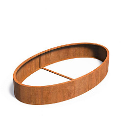 ELLIPSE zonder bodem 2800x1600x400mm Corten (CELW2)