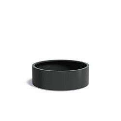 CIRCUM met bodem Ø1200x400mm Aluminium (AM4.3)