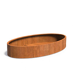 ELLIPSE met bodem 2800x1600x400mm Corten (CEL2)