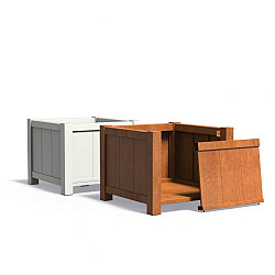 York 800x800x800mm Corten (CY2)