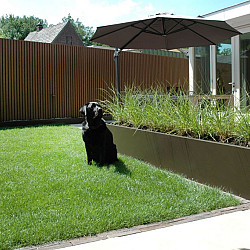 Plantenbak Vlak Supra Bruin 300x120x60cm