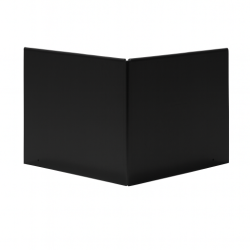 Uitwendige hoek Kantopsluiting Single & Single flex 16.5cm Grafiet zwart