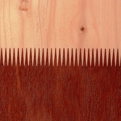 H2H® paal Angelim vermelho en douglas geschaafde paal gedroogd en gevingerlast 14,3x14,3x320cm