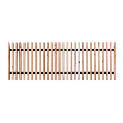 Douglas lattenhekwerk met zwart gespoten liggers, 180 x 60 cm, onbehandeld.