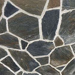 Kwartsiet Flagstones Black