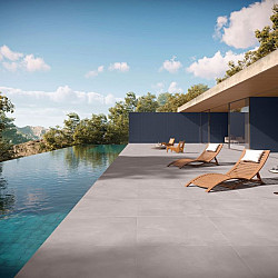 GeoCeramica® 60x60x4cm Quadrato Cool Grey