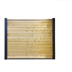 Betowood scherm Douglas inclusief afdekkap 187x224cm kleurloos geïmpregneerd