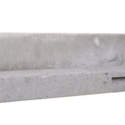 Betowood betonpaal diamant kop 115x115x278cm grijs eindpaal ongecoat