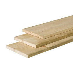 Midden-Europees vuren fijnbezaagde Plank 1,9x14,5x180cm