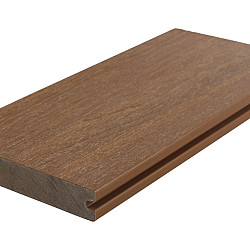 WPC 22,5x138mm Fiberdeck Premium | massief | 2-zijdig Teak 500cm