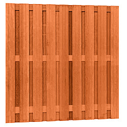 Hardhouten geschaafd plankenscherm 20-planks 14mm recht verticaal 180x180cm