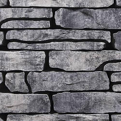 Stone Walling 42x18x8cm Grijs/Zwart