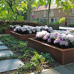 CARREZ met bodem 600x600x600mm Corten (CA8)