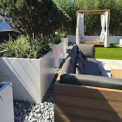 CARREZ met bodem 2000x500x500mm Aluminium (AF23)