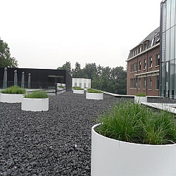 CIRCUM met bodem Ø1000x800mm Aluminium (AM5.1)
