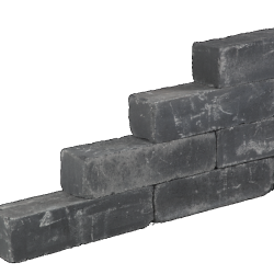 Blockstone stapelblok 15x15x60cm Zwart