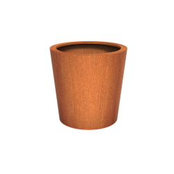 CONIC met bodem Ø1000x1000mm Corten 2mm (CC5)