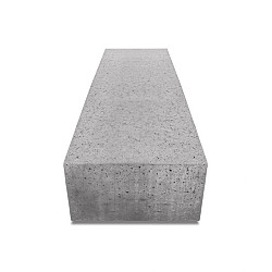 Artistone Oud Hollands zitelement recht 100x60x40cm Grijs