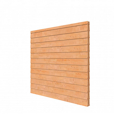 Douglas wandpakket t.b.v. dubbelzijdige wand Comfort/DHZ 246,5x224 cm, onbehandeld.