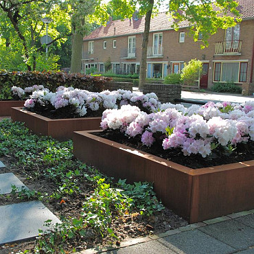 CARREZ zonder bodem 2000x2000x800mm Corten (CAW1.1)